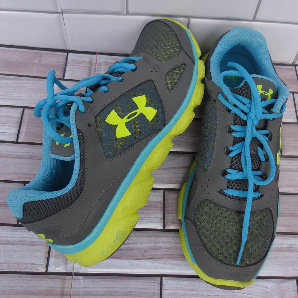 SIZE 8.5. Under Armour Micro G Running Sneakers Shoes.